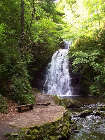 Glenoe Waterfall